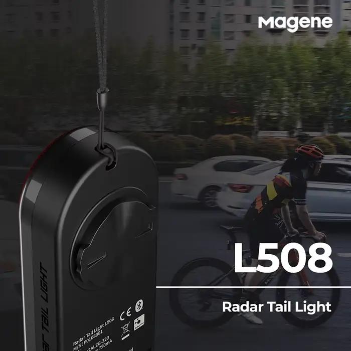 Magene Radar feu arrière de vélo L508 lampe de détection de frein arrière de vélo tige de selle char