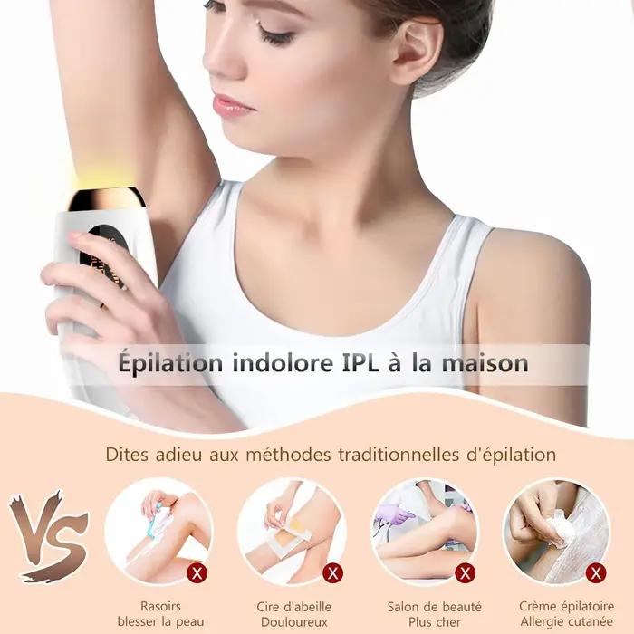 999999 Flashes épilateur Laser pour femmes hommes corps Bikini jambes bras aisselles épilation indolore IPL