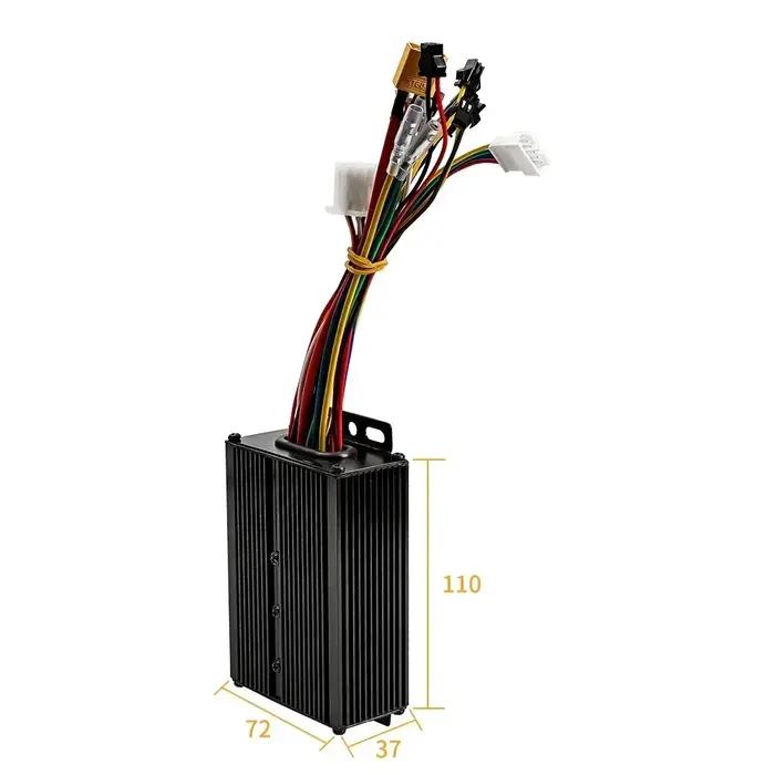 Kit de conversion 16 pouces moteur de roue de vélo électrique sans engrenage sans brosse pour vélo de ville et randonnée puissance 500W 800W 1000W