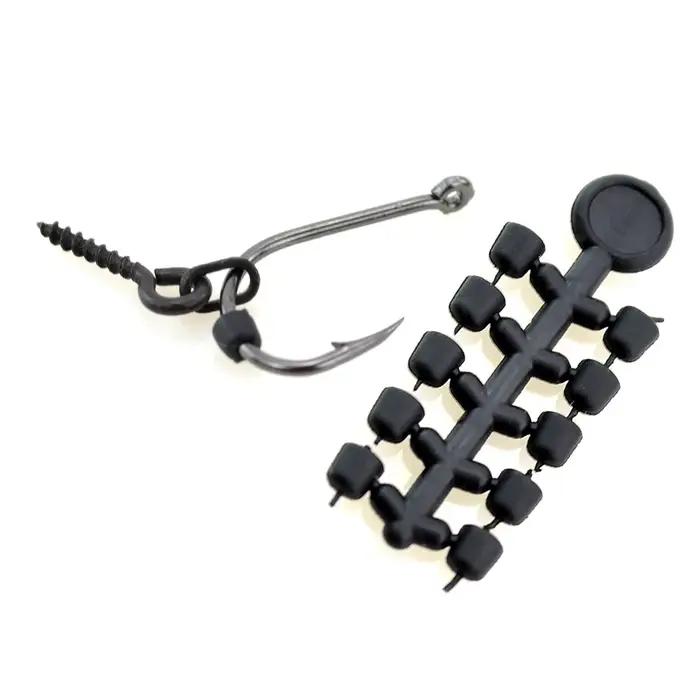 50pcs Perles de Caoutchouc pour Carpe Hameçon 20pcs vis d'appât Chod Rigs Accessoires de Pêche Carpe