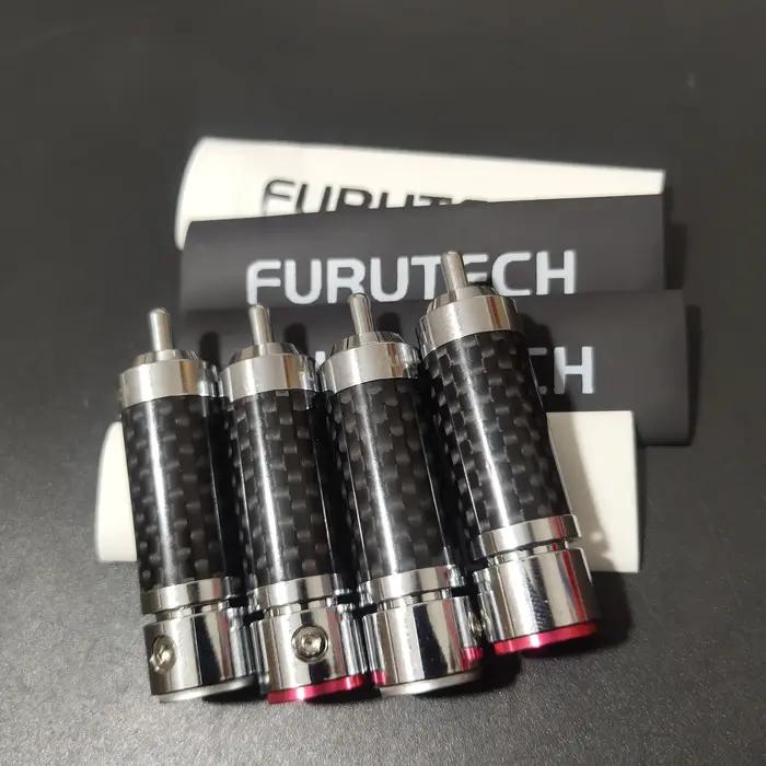 Furukawa – prise lotus RCA plaquée rhodium, d'origine Furutech CF-102(R), haut de gamme, sans soudur