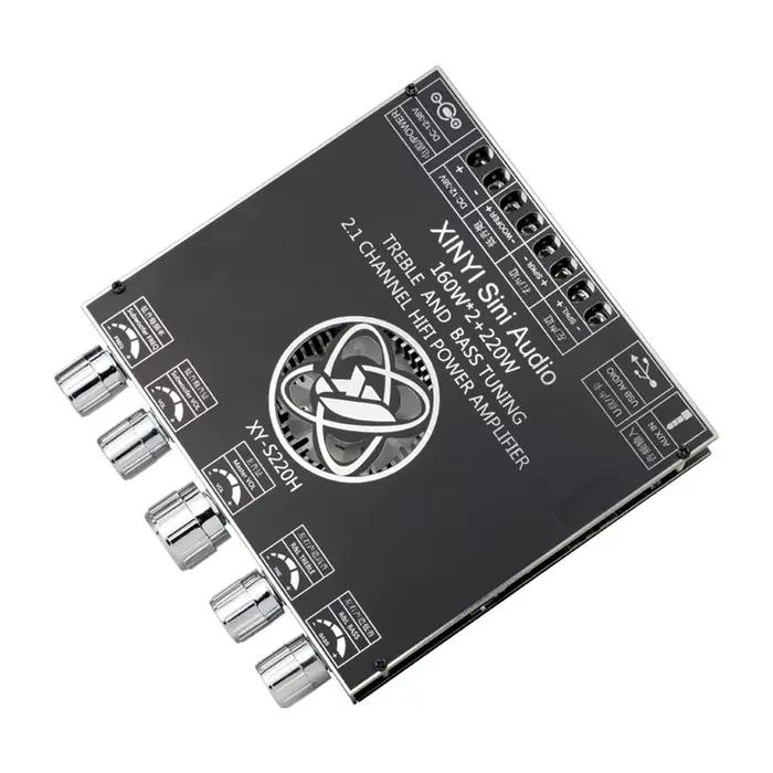 Carte d'amplificateur de puissance de caisson de basses Bluetooth, 160 canaux, HiFi, classe D, audio