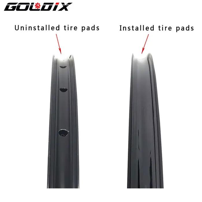 GOLDIX 50m montagne route vélo Tubeless jante bande pour VTT route anneau vide pneu tapis vélo roue
