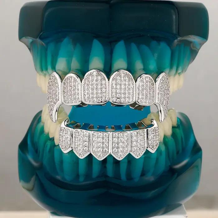 TOPGRILLZ – ensemble de grilles en Rhodium