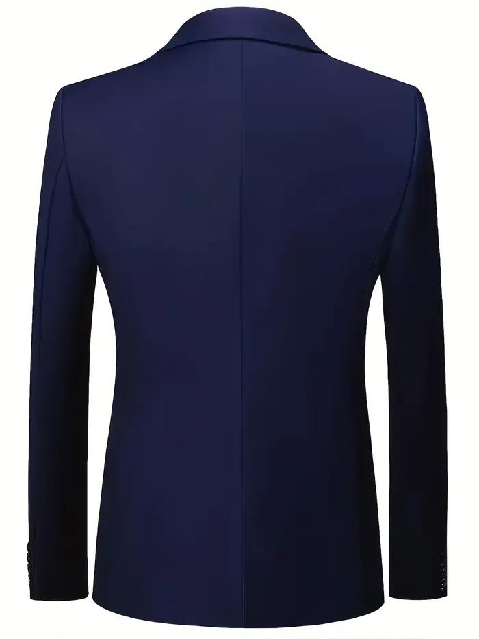 Ensemble de costume 2 pièces bordeaux pour homme (blazer + pantalon uniquement, gilet non inclus), v