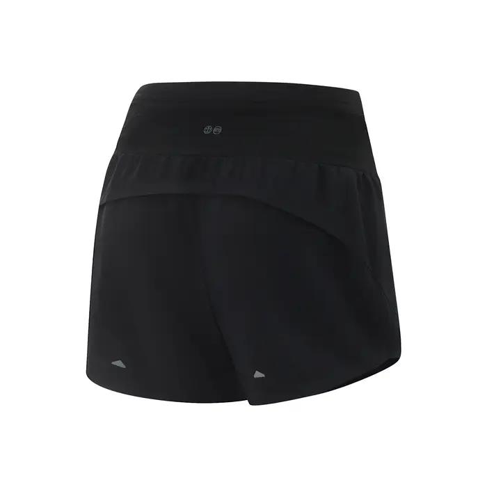 Short de course Li-Ning pour femme à séchage rapide - Bas de sport réfléchissant avec doublure réglable
