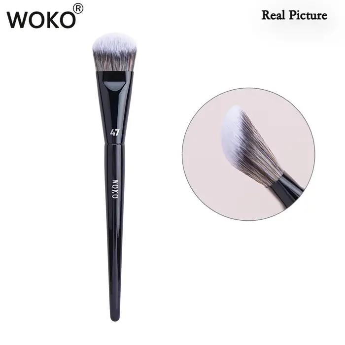 PRO 47 pinceau de fond de teint balai fond de teint ombre brosse liquide crème mélange Blush coudé p