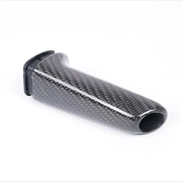 Couvercle de poignée de frein à main universel en fibre de carbone véritable pour BMW F32 F33 F36 E6