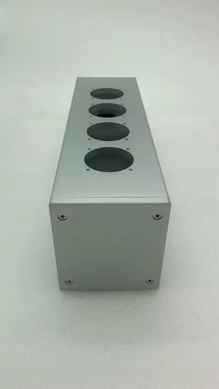 Filtre de puissance de prise EU en aluminium HIFI, boîtier d'amplificateur, bricolage, 2 bits, 4 bit