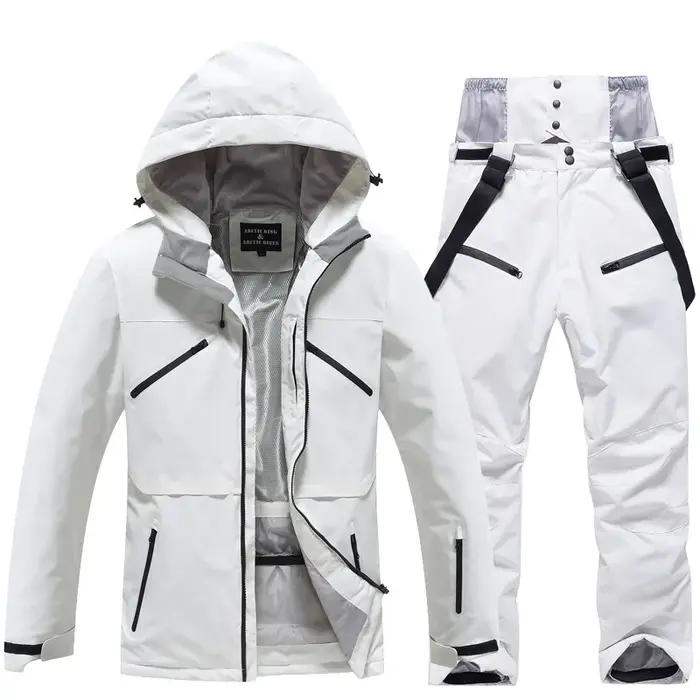 Combinaison de Ski pour hommes et femmes, nouvelle mode d'hiver, coupe-vent, imperméable, veste et p