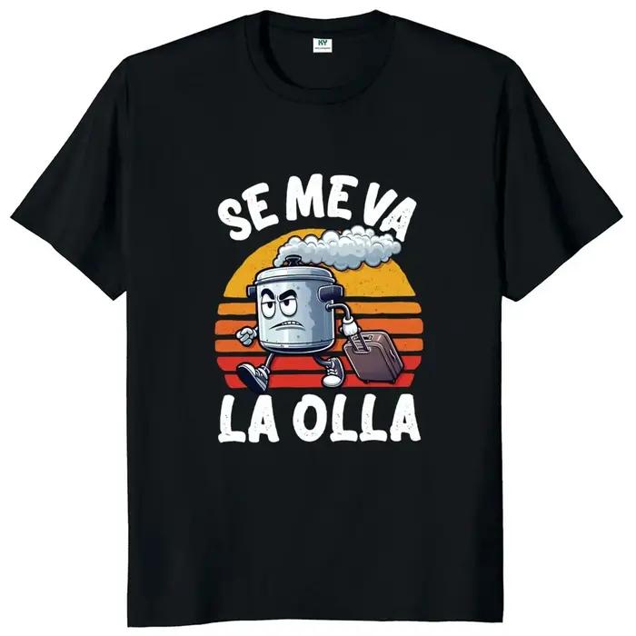 Se Me Va La Pinza T-shirt drôle blagues espagnoles Y2k Vintage T-shirt pour hommes femmes doux unise