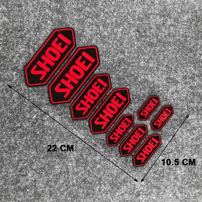 Autocollant de couleur réfléchissante pour casque SHOEI, rénovation de moto, décoration étanche, acc