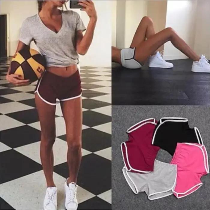 Shorts de sport femmes décontractés pour fitness, yoga, gymnastique, course à pied et cyclisme pantalons chauds bas
