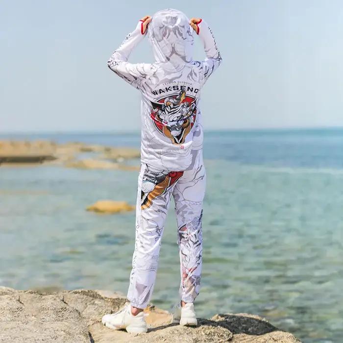 DIAOLIAN-Combinaisons de pêche anti-UV UPF50 +, protection solaire, maillot à séchage rapide, respir