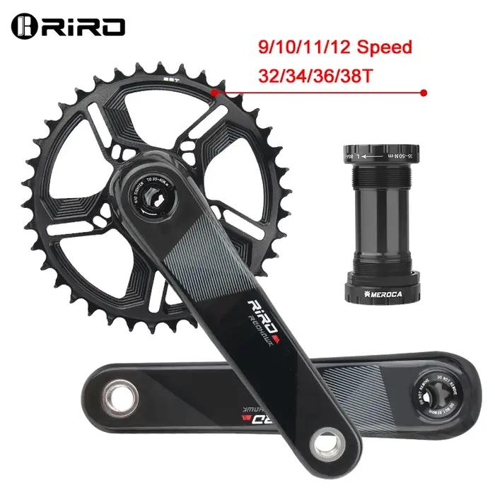Pédalier vélo montage direct carbone XX1 170mm - Plateau 32-38T 11/12 vitesses VTT performance