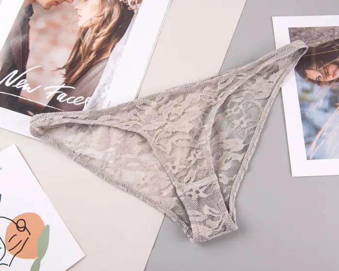 Sous-vêtements sexy en dentelle pour femmes culotte transparente slip confortable taille basse caleçon sans couture lingerie féminine occasions spéciales libertés et séductions