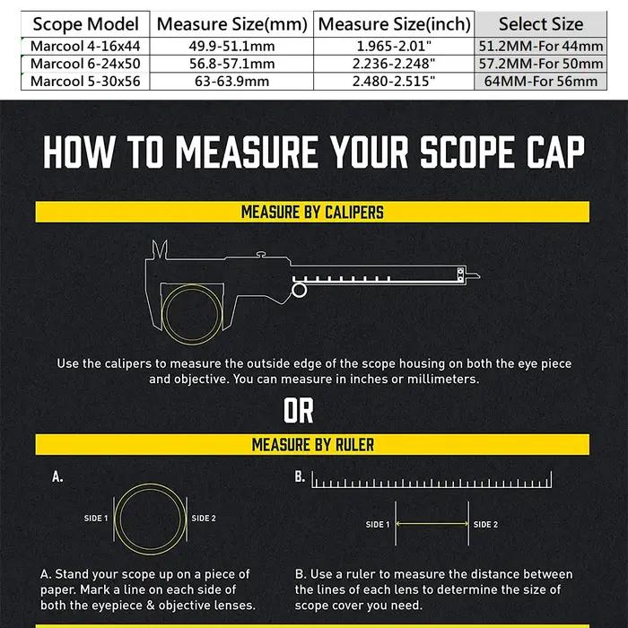 Marcool-Capuchons d'objectif DulKillFlash pour fusil de chasse optique, lunette de visée, pare-solei