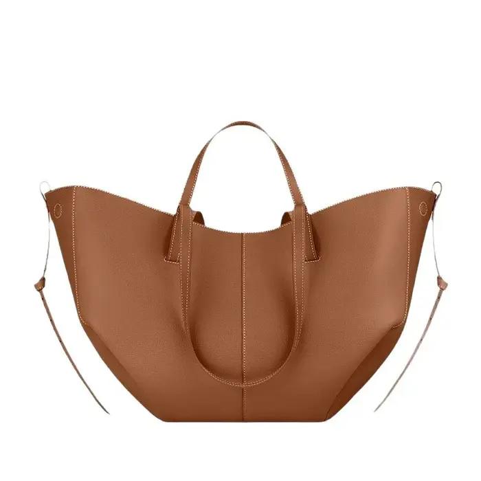 Nouveau sac fourre-tout en cuir grande taille pour femmes, sac à main Niche féminine, sac à bandouli
