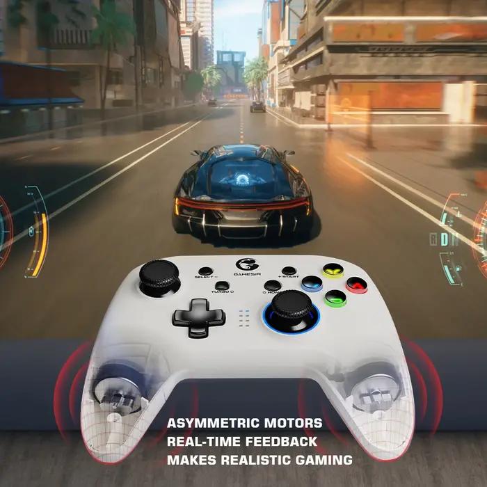 GameSir T4 Pro Version blanche contrôleur de jeu Bluetooth manette de jeu sans fil 2.4G pour Nintend