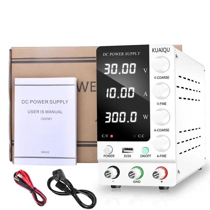 KUAIQU SPS-C3010 alimentation cc réglable 30V 10A 6A régulateur de tension marche/arrêt courant prér
