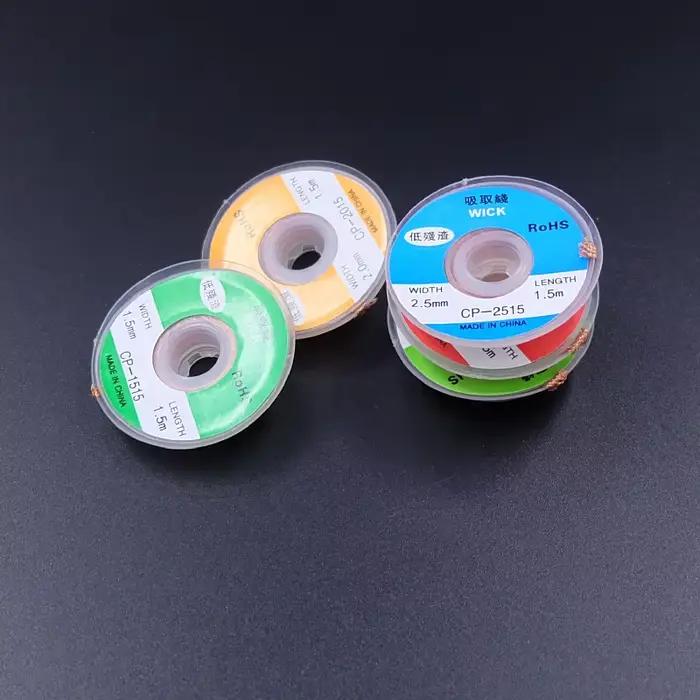 Dissouder ruban tressé cuivre soudage soudure soudure dissolvant 1/1.5/2/2.5/3/4mm fil à souder mèch
