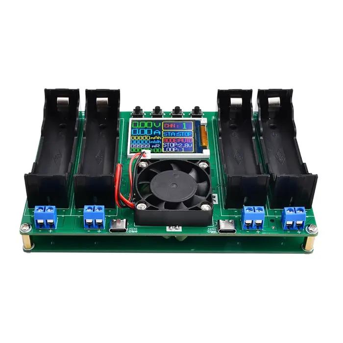 Testeur de capacité de batterie avec écran LCD 2Ch 4CH MAh MWh, détecteur numérique de puissance de