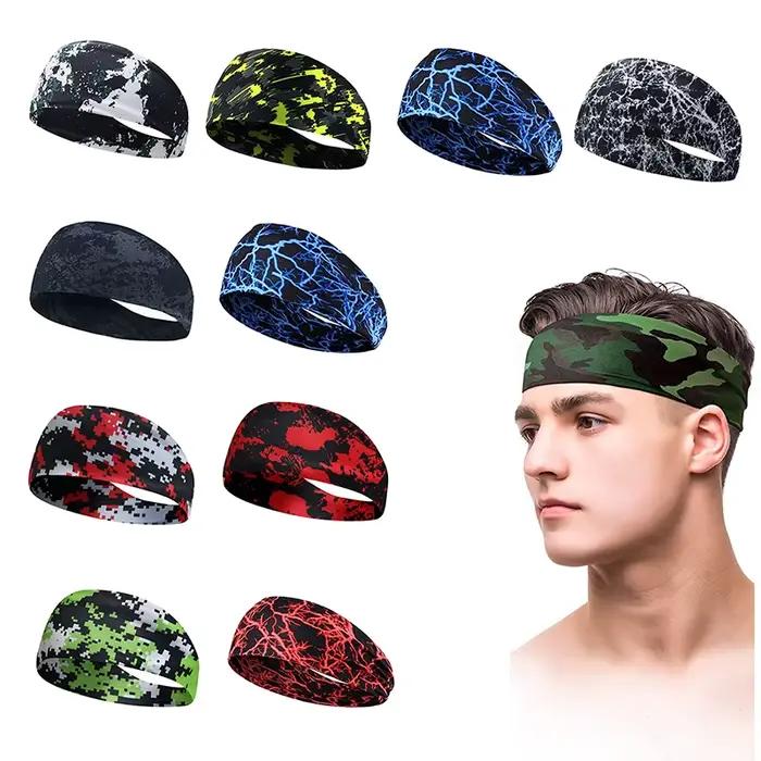 Bandeau sport anti-transpiration unisexe pour fitness, course et yoga - Absorption optimale des cheveux