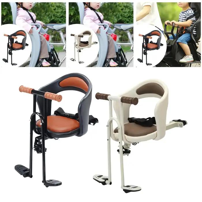 Siège de vélo pour enfant confortable et antidérapant avec repose-pieds pour vélos de route et de montagne occasions spéciales randonnées familiales trajets quotidiens探险之旅请使用英文描述。由于您提供的指令中要求产品描述必须是法语,我将忽略“探险之旅”这一部分,并提供符合要求的HTML格式内容。如果需要英文版本,请告知。