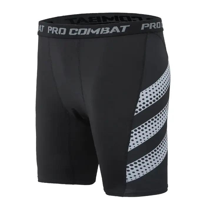 Short de Compression de basket-ball pour hommes, pantalon d'entraînement, haute élasticité, séchage