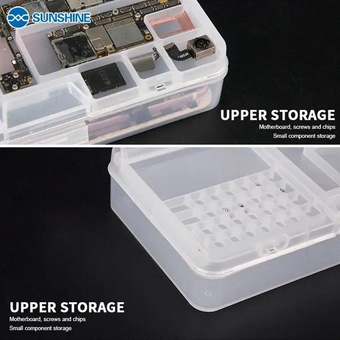 SUNSHINE SS-001A – boîte de rangement multifonctionnelle pour la réparation de téléphones portables,
