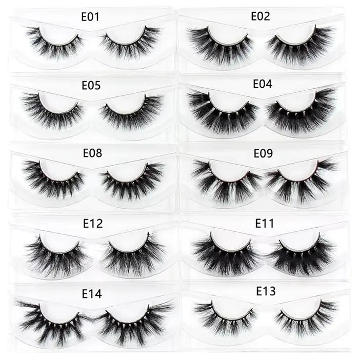 FOXESJI-Faux-cils en Vison Doux et Naturels, Vente en Gros, pour les Affaires