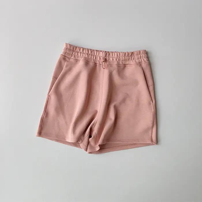 Short de sport taille haute modal pour femme - Séchage rapide course fitness yoga décontracté