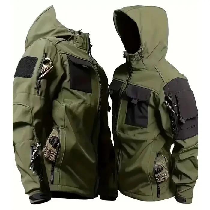 Vestes imperméables en polaire pour hommes, tactiques militaires, hiver et automne, sport, randonnée