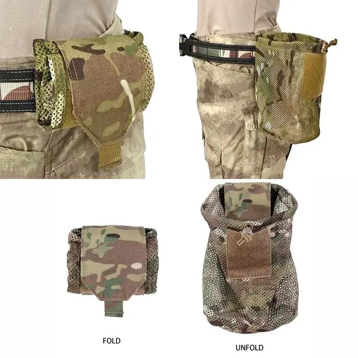 EDC Dull-Sacs de chasse pliables pour le sport en plein air, mini filet de poche, sacs de décharge e