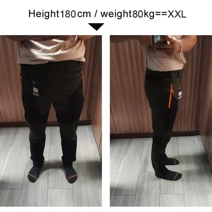 TRVLWEGO hommes sport d'été respirant pantalon randonnée pantalon Camping prévention des éclaboussur