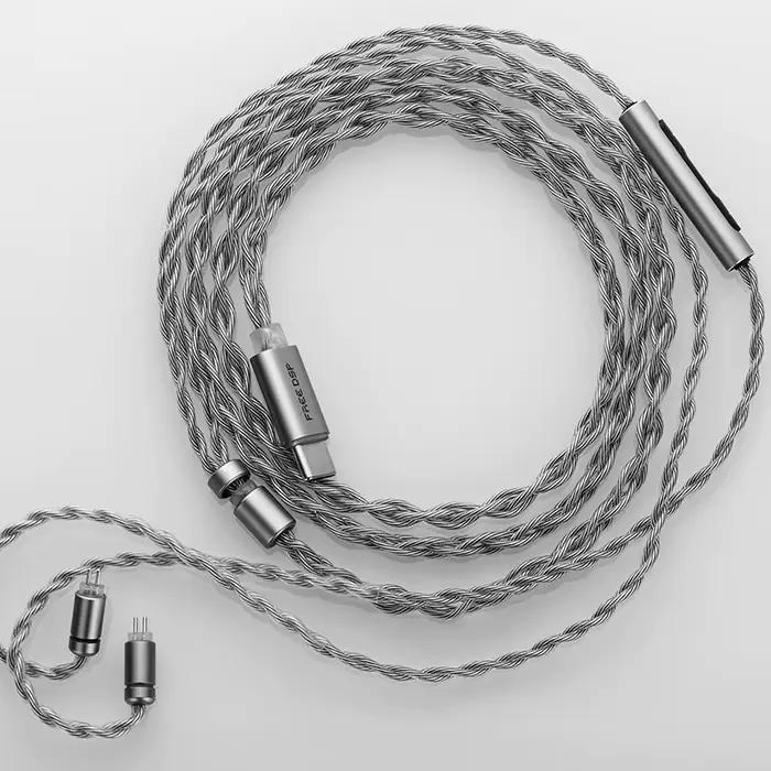 MOONDROP gratuit DSP USB-C écouteur câble de mise à niveau sortie Audio entièrement équilibrée ligne
