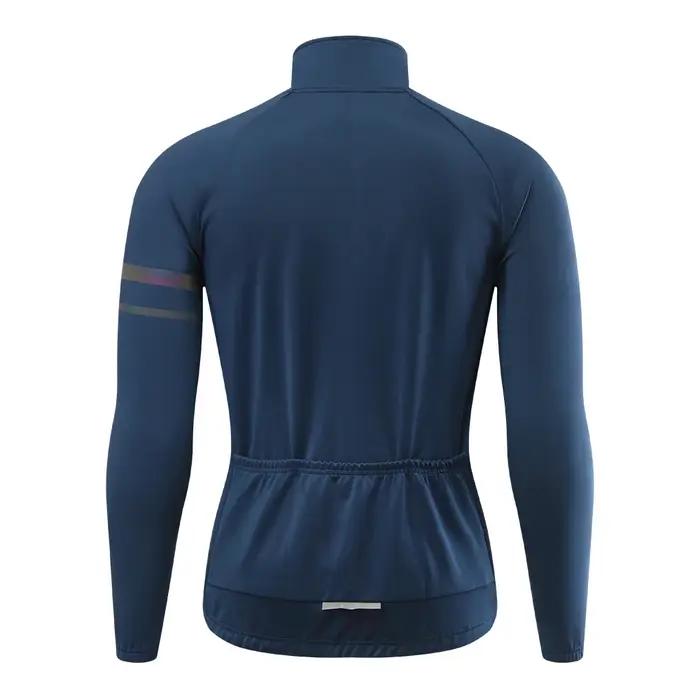 WOSAWE hommes thermique hiver cyclisme veste doublure polaire à manches longues Jersey coupe-vent co