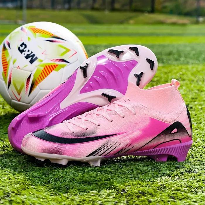Nouveaux hommes bottes de Football chaussures d'entraînement FG chaussures de Football ultralégères