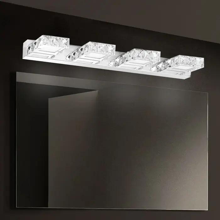 LOYALHEARTD-Lumière de vanité en cristal à LED, applique murale de toilette moderne, miroir avant, l