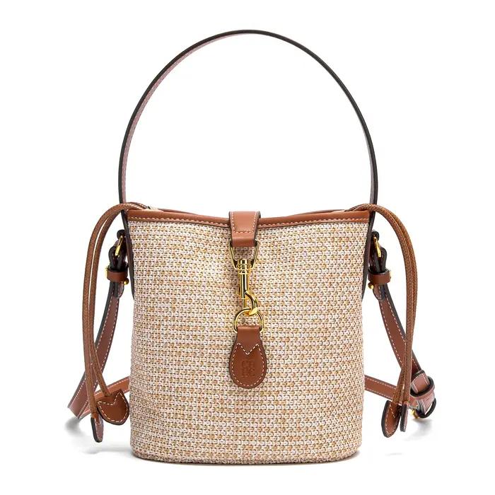 CHCH sac à bandoulière pour femme été nouveau PP herbe tissé sac à main sac de téléphone de vacances