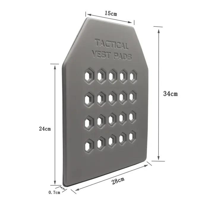 VULPO – gilet tactique pare-balles, doublure de plaque, coussin doux, protection contre les chocs, p
