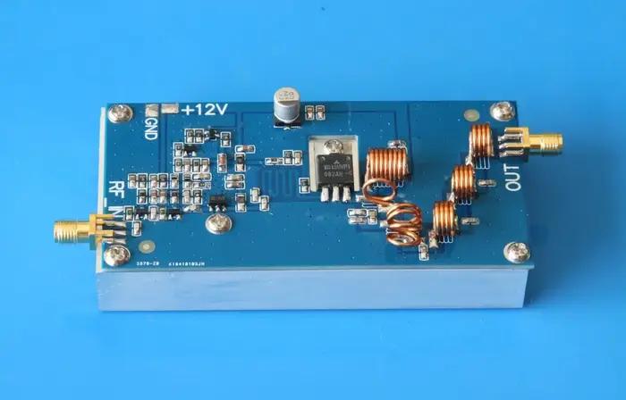 Module d'amplification de puissance FM RF à modulation morte, entrée 0dbm, sortie 15W, 87-108MHz
