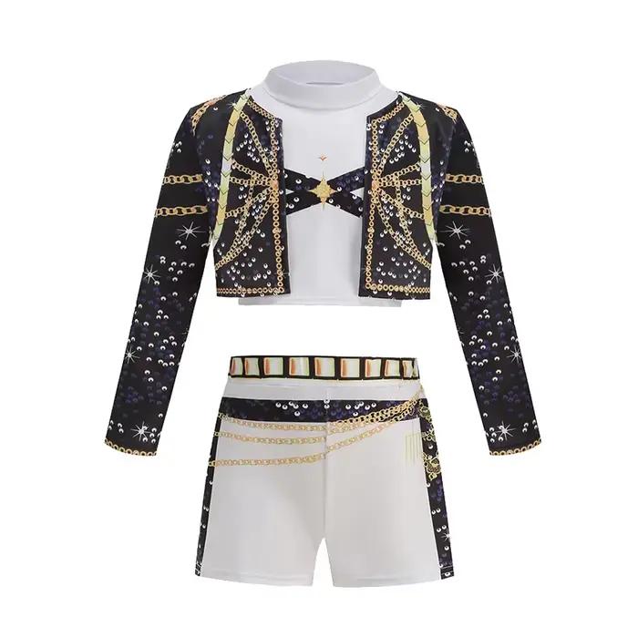 Ensemble de 3 pièces pour filles, Costume de Cosplay, vêtements à la mode, spectacle sur scène, jeu
