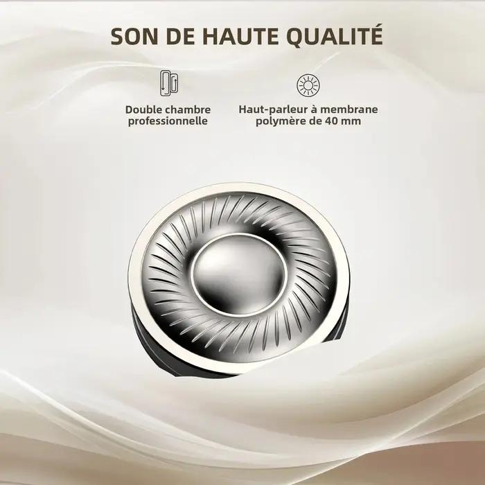 Oneodio A10 ANC casque sans fil Bluetooth haute résolution Audio sur l'oreille