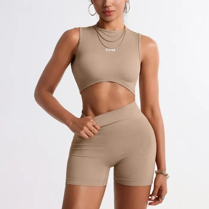 LEOSOXS 2 pièces ensemble de Yoga sans couture vêtements de sport vêtements de sport costumes de Yog