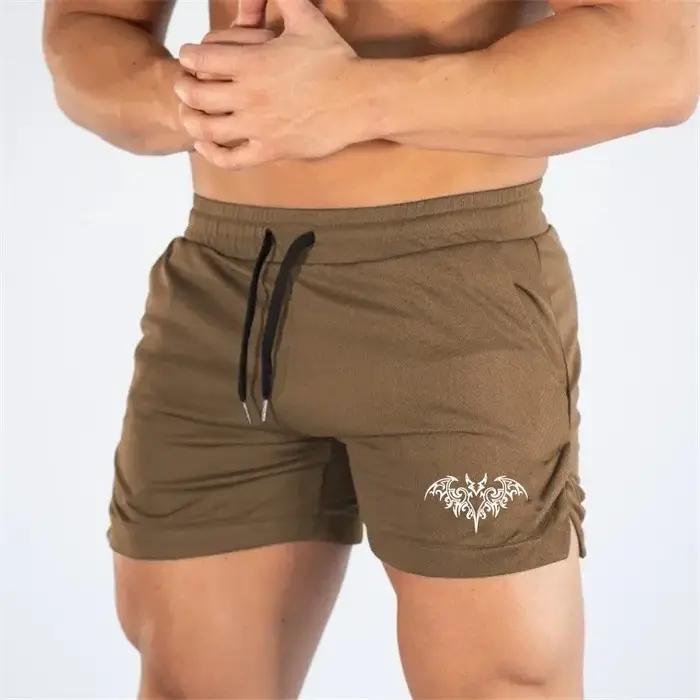 Shorts de sport en maille fine d'été pour hommes, respirants, tendance, musculation, entraînement, p