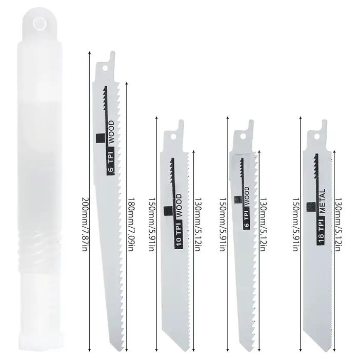 Lames de scie alternative, scie sabre, scie à main, lame de scie multiple pour bois, métal, plastiqu