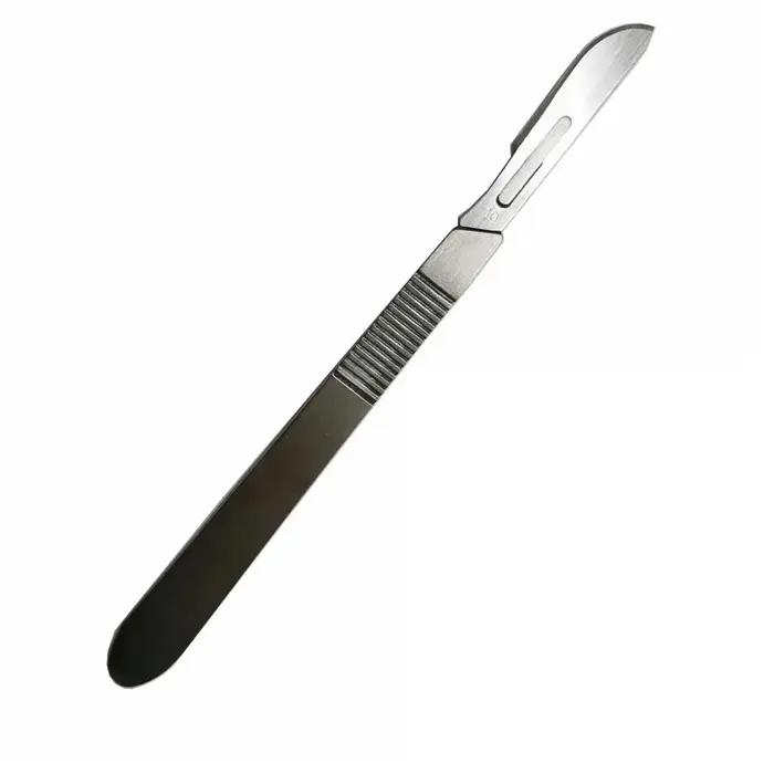 10 lames de scalpel stérile # 10 avec poignée pour dermaplanage, pédicure, artisanat, modélisation,