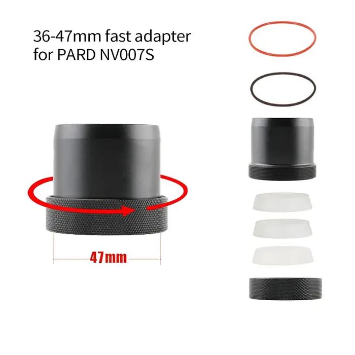 Manchon de support rapide 38-47mm, adaptateur d'installation universel baïonnette pour PARD NV007S a