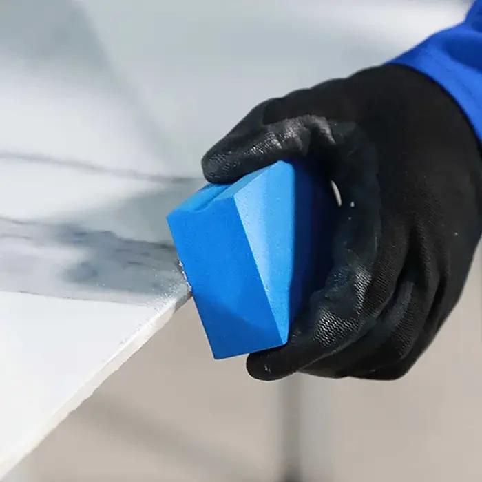 Carrelage de verre pierre coupe effondrement porcelaine outil de coupe polissage ébavurage lingette